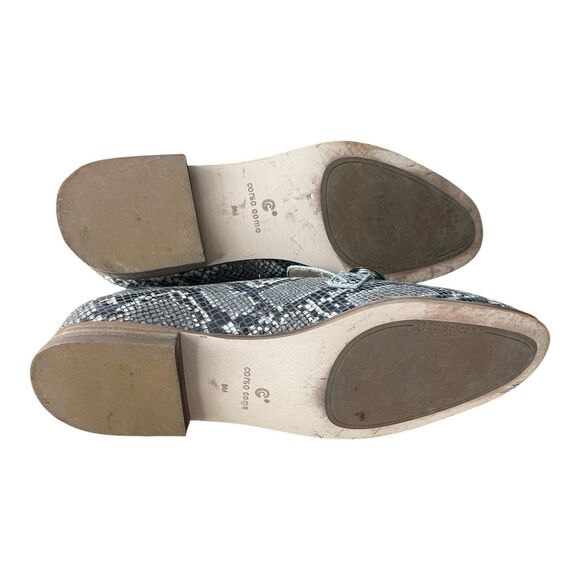 Corso Como Snakeskin Leather Loafers 9M CC-Clarrah Flats - Picture 8 of 8
